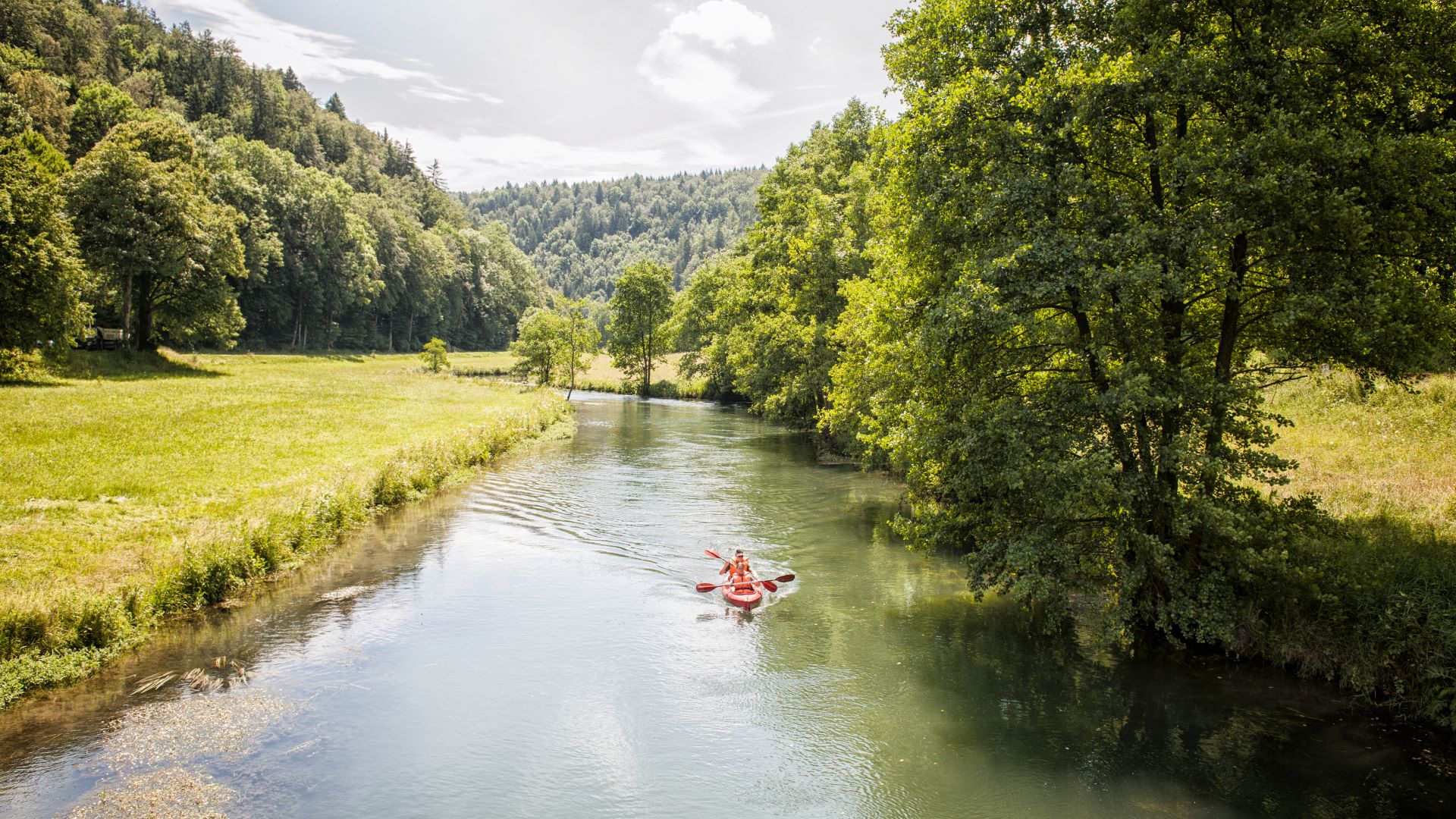Gruppentour auf dem Fluss
